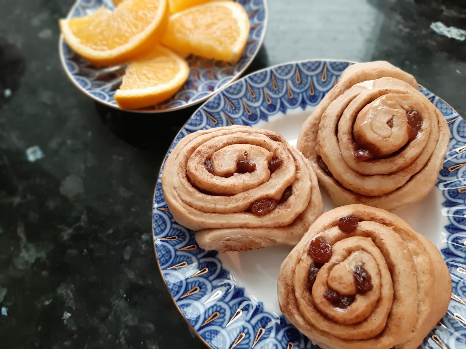 Булочки улитки с корицей. Постный рецепт - Я и счастье